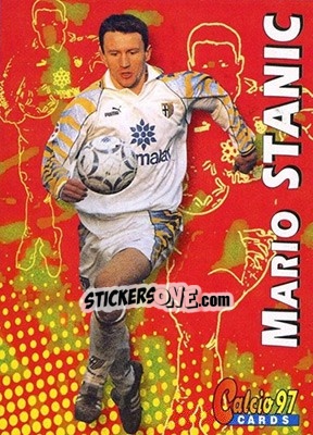 Sticker Mario Stanic - Calcio Cards 1996-1997 n. 177 - Panini