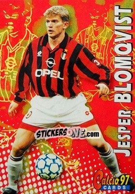 Figurina Jesper Blomqvist - Calcio Cards 1996-1997 - Panini