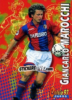 Sticker Giancarlo Marocchi - Calcio Cards 1996-1997 n. 181 - Panini