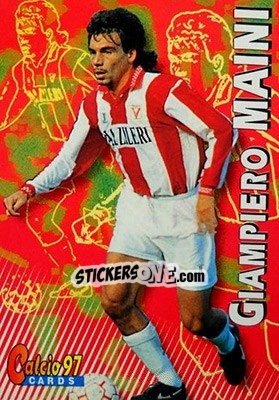 Figurina Giampiero Maini - Calcio Cards 1996-1997 - Panini