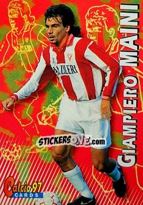 Sticker Giampiero Maini - Calcio Cards 1996-1997 n. 182 - Panini