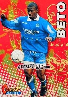 Sticker Beto - Calcio Cards 1996-1997 - Panini
