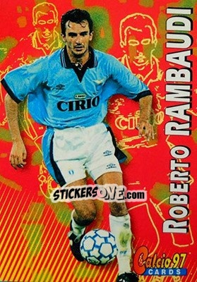 Sticker Roberto Rambaudi - Calcio Cards 1996-1997 - Panini