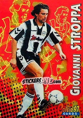 Sticker Giovanni Stroppa - Calcio Cards 1996-1997 - Panini