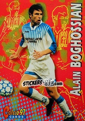 Sticker Alain Boghossian - Calcio Cards 1996-1997 n. 191 - Panini