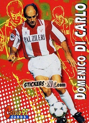 Sticker Domenico Di Carlo - Calcio Cards 1996-1997 - Panini