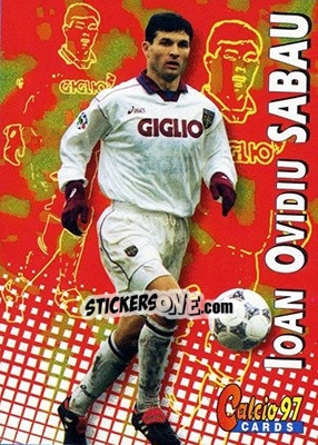 Figurina Ioan Ovidiu Sabau - Calcio Cards 1996-1997 - Panini