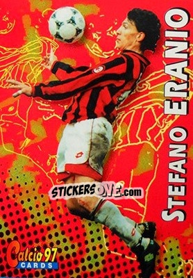 Sticker Stefano Eranio - Calcio Cards 1996-1997 n. 197 - Panini