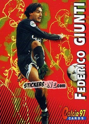 Sticker Federico Giunti - Calcio Cards 1996-1997 - Panini
