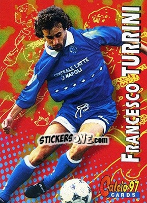 Sticker Francesco Turrini - Calcio Cards 1996-1997 - Panini