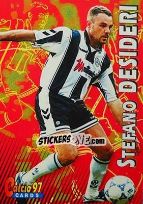 Figurina Stefano Desideri - Calcio Cards 1996-1997 - Panini