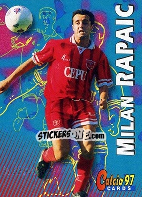 Sticker Milan Rapaic - Calcio Cards 1996-1997 n. 208 - Panini