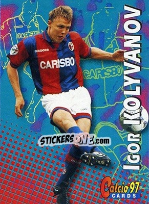 Sticker Igor Kolyvanov - Calcio Cards 1996-1997 n. 209 - Panini
