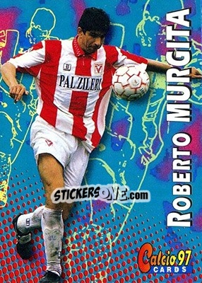 Sticker Roberto Murgita - Calcio Cards 1996-1997 n. 210 - Panini