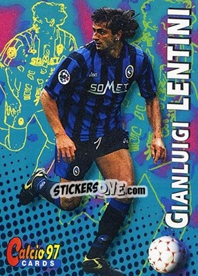 Sticker Gianluigi Lentini - Calcio Cards 1996-1997 n. 213 - Panini