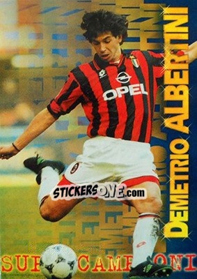 Sticker Demetrio Albertini - Calcio Cards 1996-1997 n. 221 - Panini