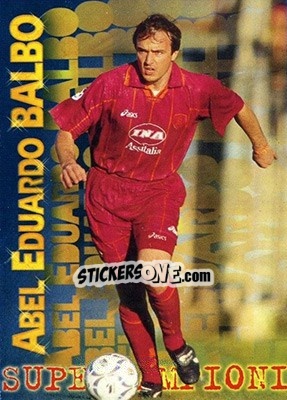 Sticker Abel Eduardo Balbo - Calcio Cards 1996-1997 n. 223 - Panini