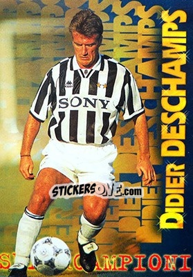 Sticker Didier Deschamps - Calcio Cards 1996-1997 n. 233 - Panini