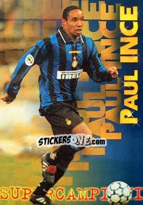 Sticker Paul Ince - Calcio Cards 1996-1997 n. 237 - Panini