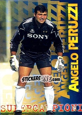 Sticker Angelo Peruzzi - Calcio Cards 1996-1997 n. 242 - Panini