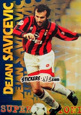 Sticker Dejan Savicevic - Calcio Cards 1996-1997 n. 245 - Panini