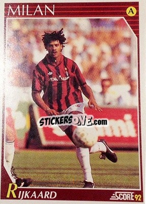 Sticker Frank Rijkaard - Italian League 1992 n. 173 - Score