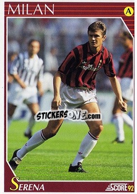 Sticker Aldo Serena - Italian League 1992 n. 176 - Score