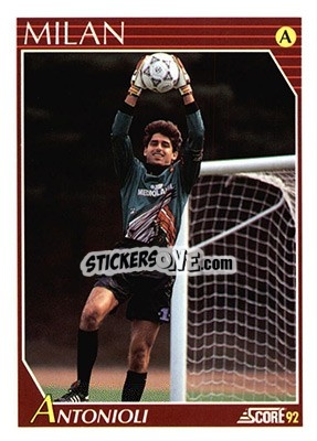 Sticker Francesco Antonioli - Italian League 1992 - Score