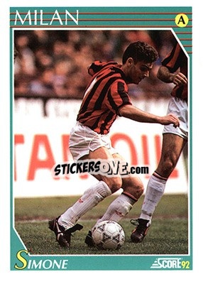 Sticker Marco Simone - Italian League 1992 - Score