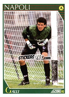Sticker Giovanni Galli - Italian League 1992 n. 181 - Score