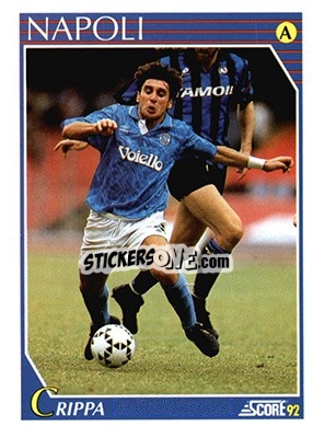 Sticker Massimo Crippa - Italian League 1992 n. 188 - Score