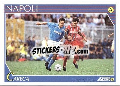 Sticker Careca - Italian League 1992 - Score