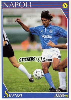 Figurina Andrea Silenzi - Italian League 1992 n. 195 - Score