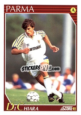 Sticker Alberto Di Chiara - Italian League 1992 - Score