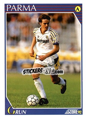 Sticker Georges Grun - Italian League 1992 - Score