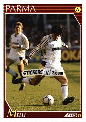 Sticker Alessandro Melli - Italian League 1992 n. 202 - Score
