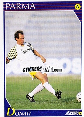 Cromo Cornelio Donati - Italian League 1992 - Score