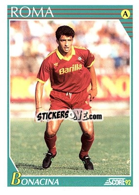 Sticker Walter Bonacina - Italian League 1992 n. 214 - Score