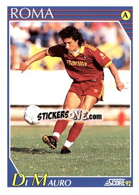 Figurina Fabrizio De Mauro - Italian League 1992 n. 218 - Score