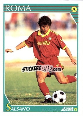 Sticker Fausto Salsano - Italian League 1992 - Score