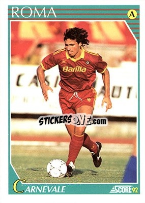 Sticker Andrea Carnevale - Italian League 1992 - Score