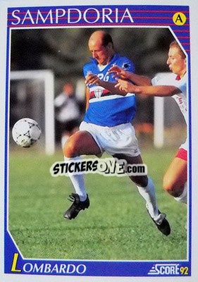Sticker Attilio Lombardo - Italian League 1992 n. 232 - Score