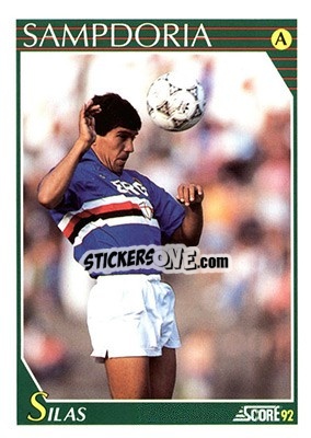 Cromo Paulo Do Prado Pereira (Silas) - Italian League 1992 - Score