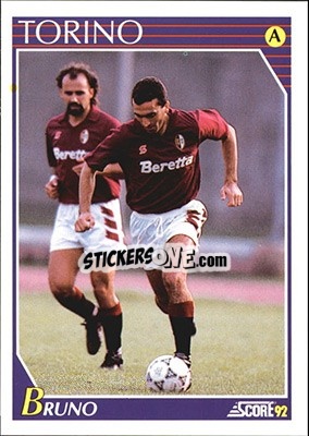 Sticker Pasquale Bruno - Italian League 1992 n. 242 - Score