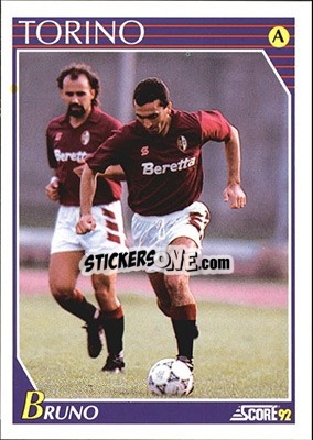 Sticker Pasquale Bruno - Italian League 1992 - Score