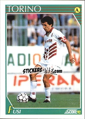 Cromo Luca Danilo Fusi - Italian League 1992 - Score