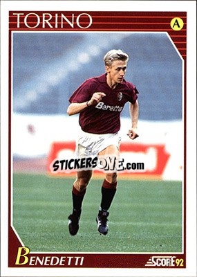Sticker Silvano Benedetti - Italian League 1992 n. 245 - Score
