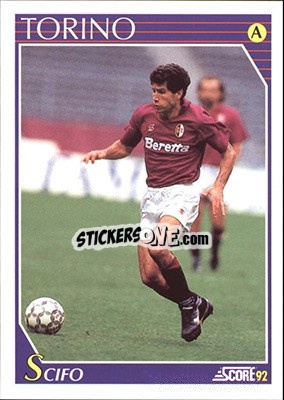 Sticker Enzo Scifo - Italian League 1992 - Score