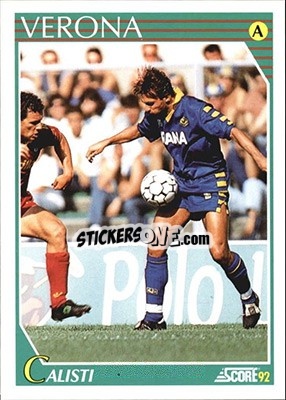 Sticker Ernesto Calisti - Italian League 1992 n. 257 - Score