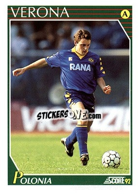 Sticker Cleto Polonia - Italian League 1992 - Score